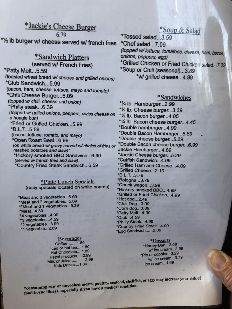 Paul & Jackie's Country Kitchen Menu - Image 6